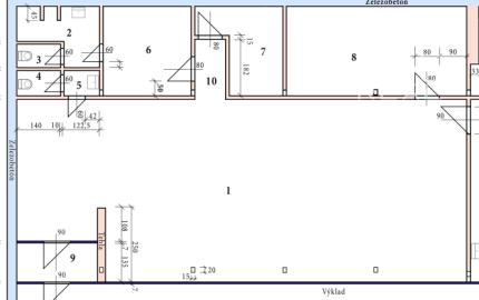 Obchodný - skladový priestor v Karlovej Vsi na prenájom, 130m2