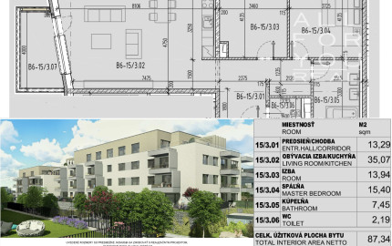 Priestranný 3-izb. byt s pivnicou Pod Vŕškami, ktorý očarí