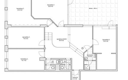 Afyreal prenájom 5 kancelárií Zámocká, parking v garáži