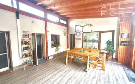 AFYREAL Vojka predaj dom na okamžité bývanie, 4 izby, podnikateľská časť- hala a dieľňa