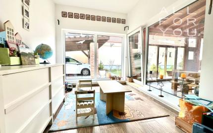 AFYREAL Vojka predaj dom na okamžité bývanie, 4 izby, podnikateľská časť- hala a dieľňa