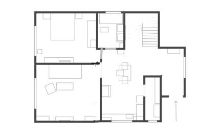 AFYREAL Vojka predaj dom na okamžité bývanie, 4 izby, podnikateľská časť- hala a dieľňa