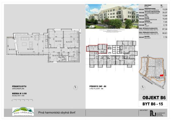 TOP cena 3izb byt 87m² vr. pivnice, Pod vŕškami Záh.Bystrica