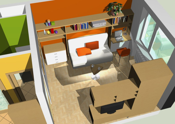 1izbový - 22 m2 - Košická ul.  *** VYBORNA PONUKA V BLÍZKOSTI CENTRA ***