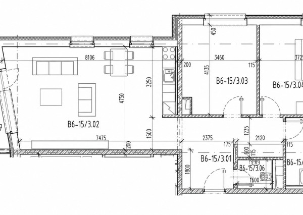 Ihneď voľný 3-izbový byt 91,12 m²,západný balkón,Pod vŕškami