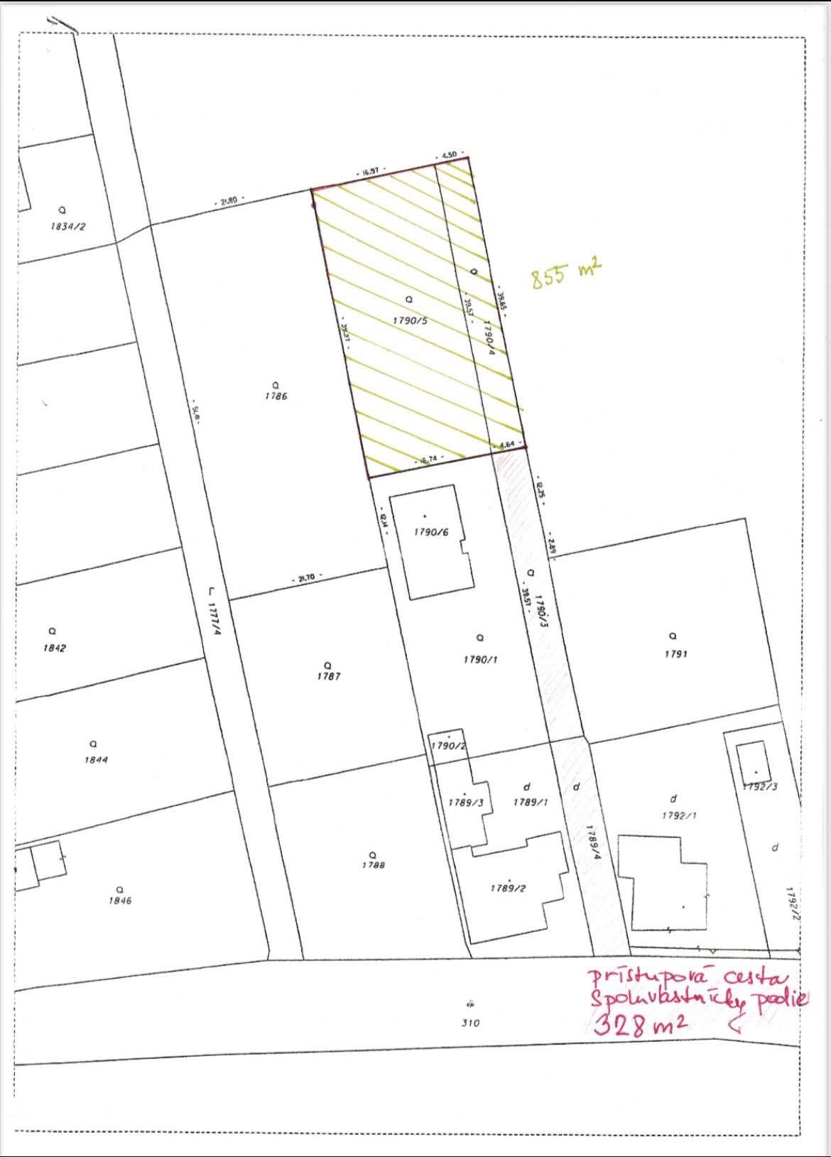 Pozemok na predaj - Bodíky (850m2)